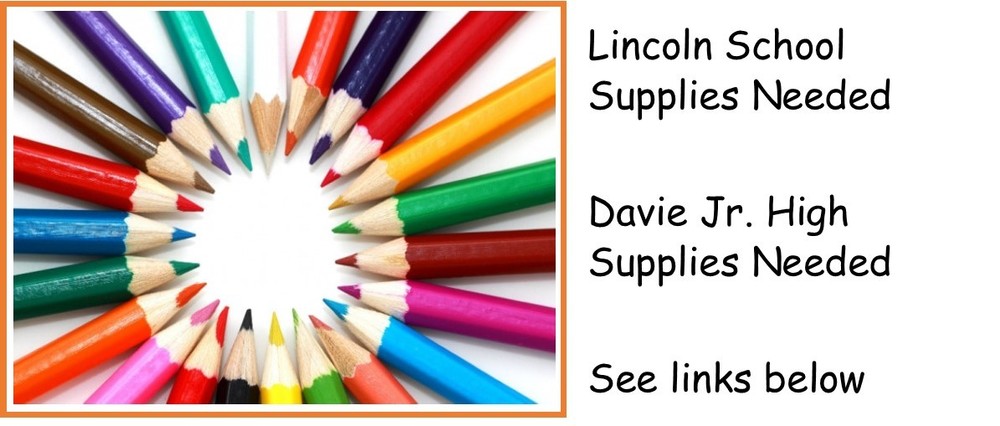 School Supplies Needed 